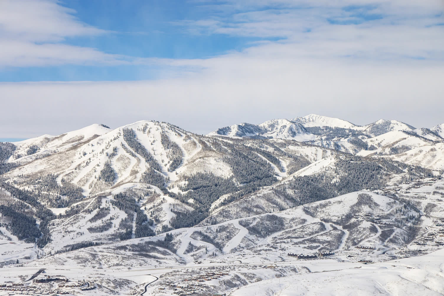 Deer Valley Resort — ski runs across the East Village terrain